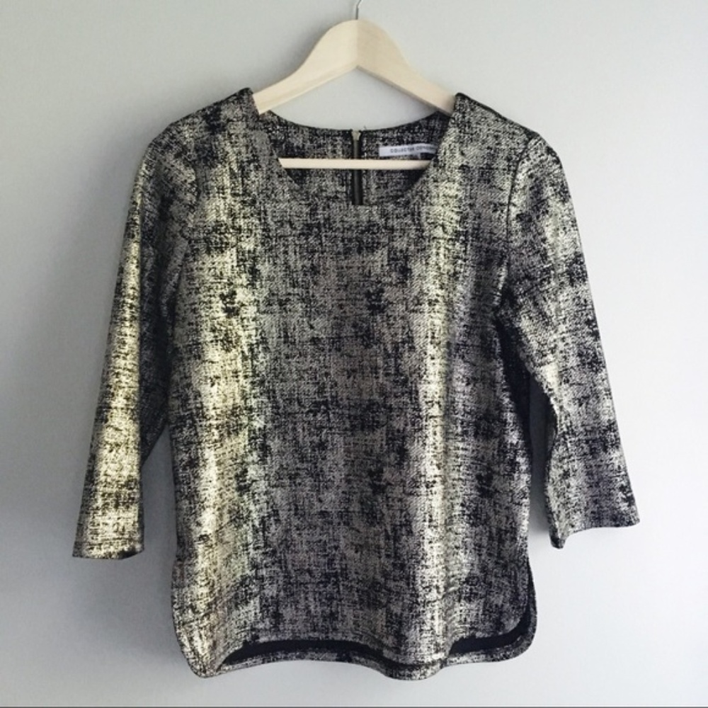 Collective Concepts Gold Foil Top